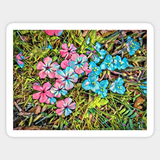 Spring Art 3 Sticker by davidbstudios